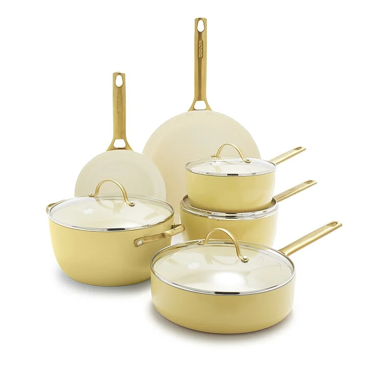 Reserve Ten-Piece Anodized Aluminum Cookware Set - Sunrise