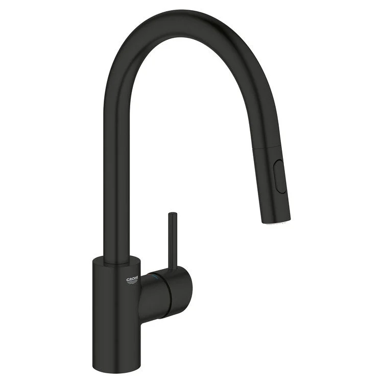 Kitchen Faucet Concetto 1 Lever ADA CALGreen/CEC Matte Black 1.75 Gallons per Minute