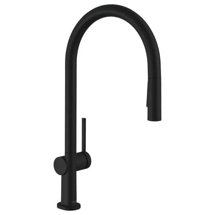 Kitchen Faucet Talis N sBox 1 Lever ADA Matte Black Pull Down 2 Function 360 Degree Swivel 1.75 Gallons per Minute