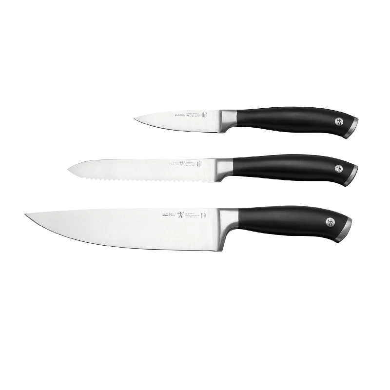 Henckels 3-Piece Forged Elite Kitchen Knife Set, German Engineered