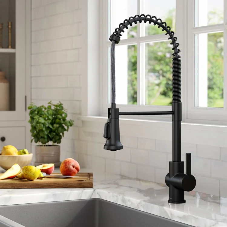 Britt Commercial-Style Pull Down Single Handle Kitchen Faucet