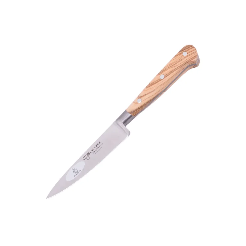 Laguiole En Aubrac Paring Knife 10cm Olive Wood