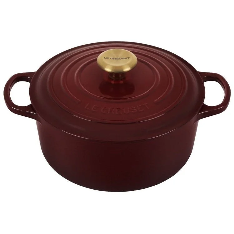 Signature 3.5-Quart Round Enameled Cast Iron Dutch Oven - Rhone