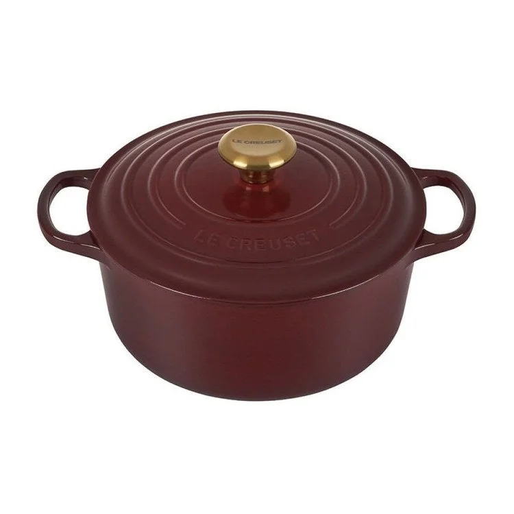 Signature 3.5-Quart Round Enameled Cast Iron Dutch Oven - Rhone