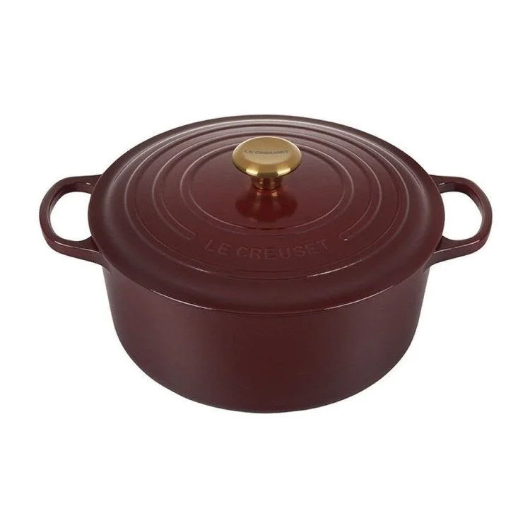 Signature 3.5-Quart Round Enameled Cast Iron Dutch Oven - Rhone