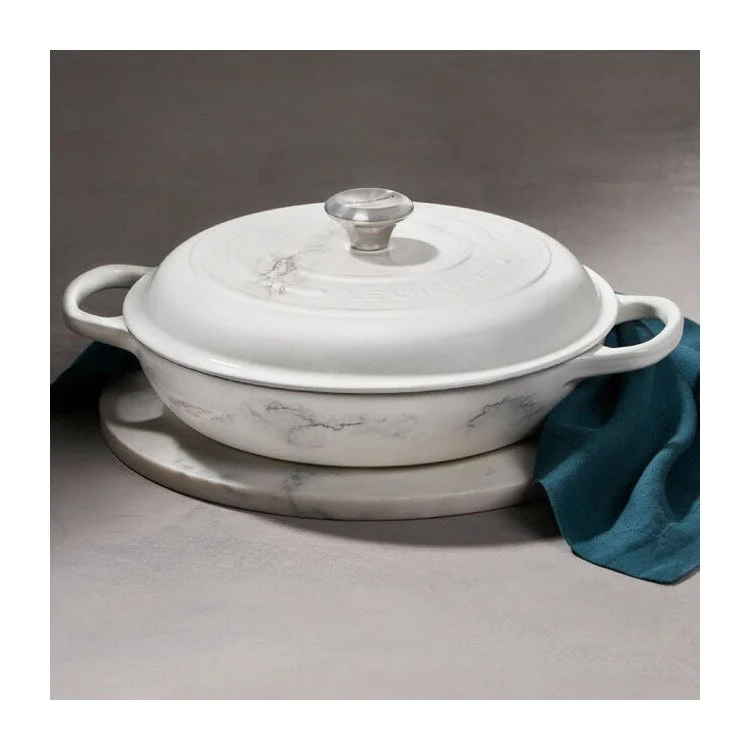 Signature 3.5-Quart Braiser - Marble Applique