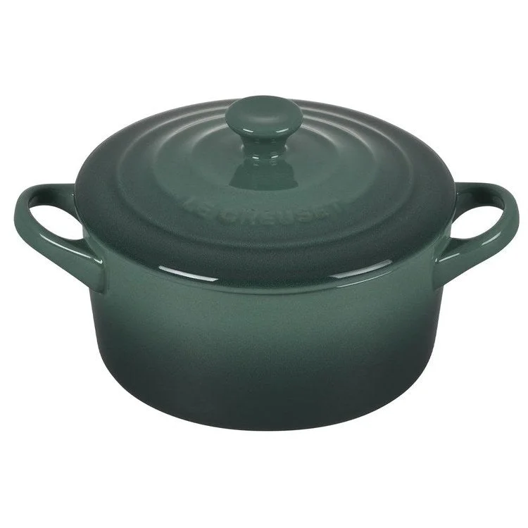 Olive Branch Mini Round Cocotte with Embossed Lid - Artichaut