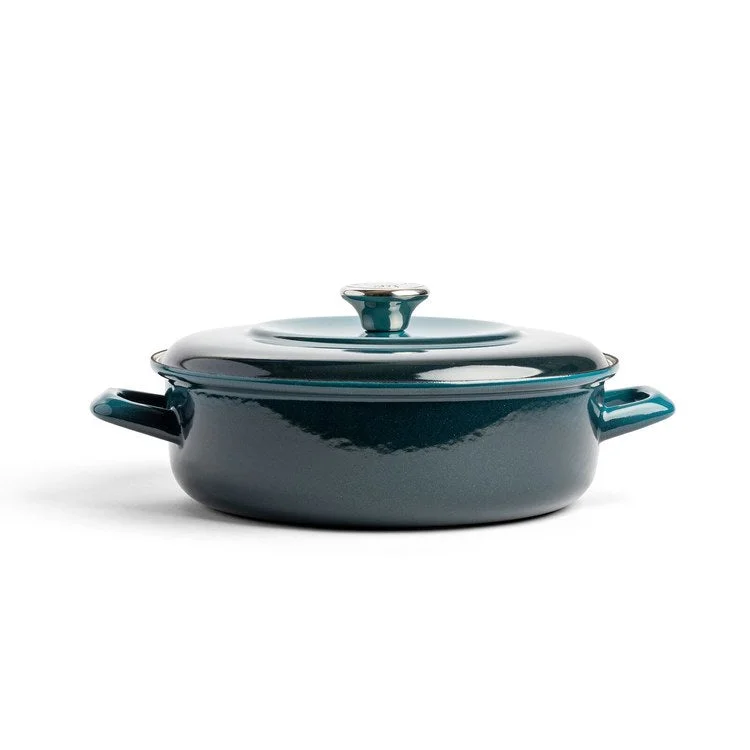 4-Quart 1873 Enameled Iron Dutch Oven - Argean Teal