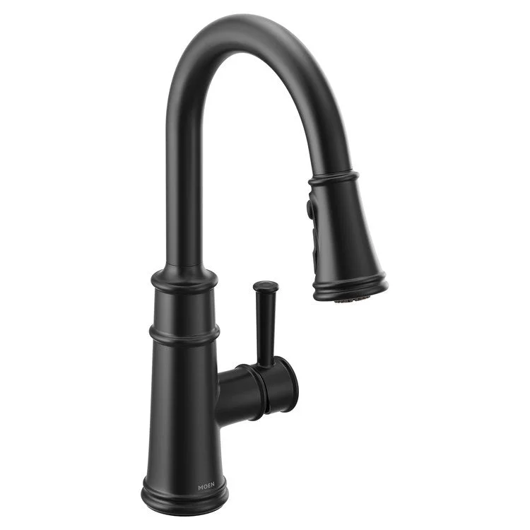 Kitchen Faucet Belfield ADA Matte Black Pull Down 1.5 Gallons per Minute