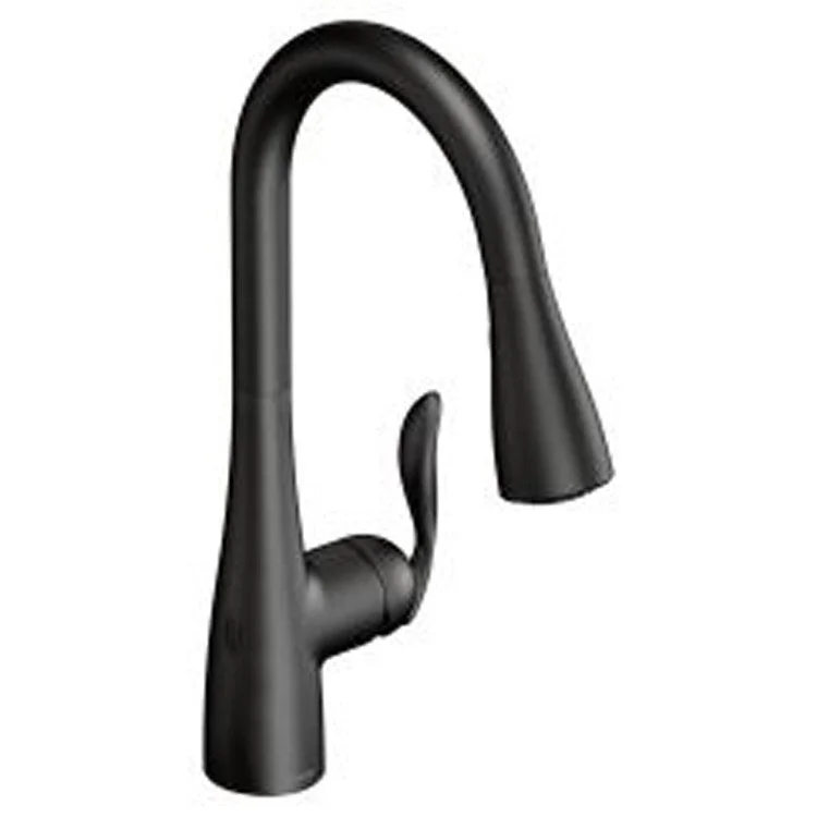 Kitchen Faucet Arbor MotionSense Wave 1 Lever ADA Matte Black High Arc 1/3 Hole 1.5 Gallons per Minute