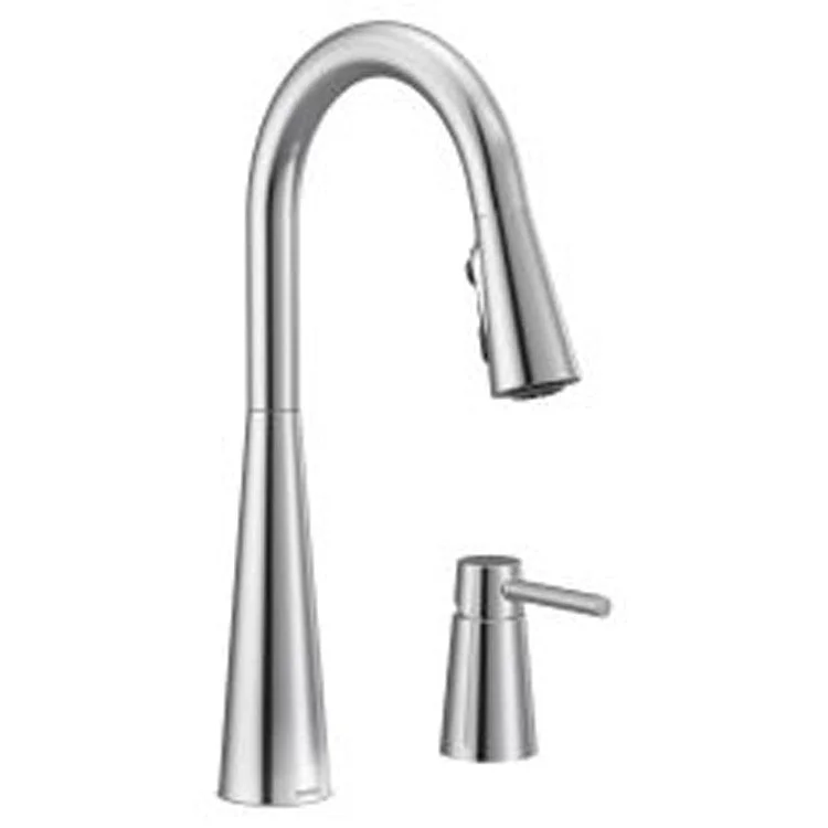 Kitchen Faucet Sleek 1 Lever ADA Chrome Pull Down 1.5 Gallons per Minute