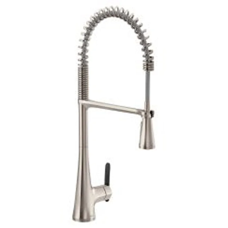 Kitchen Faucet Sinema Pre-Rinse Spring 1 Lever ADA Spot Resist Stainless 1.5 Gallons per Minute