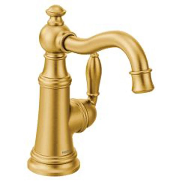 Bar Faucet Weymouth 1 Lever ADA Brushed Gold High Arc