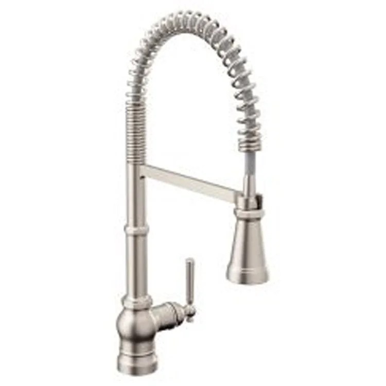 Kitchen Faucet Paterson Spigot 1 Lever ADA Spot Resist Stainless 1.5 Gallons per Minute