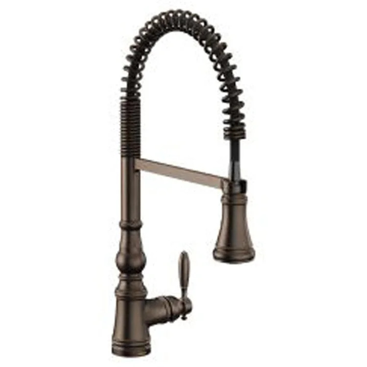 Kitchen Faucet Weymouth Spigot 1 Lever ADA Oil Rubbed Bronze Pull Down