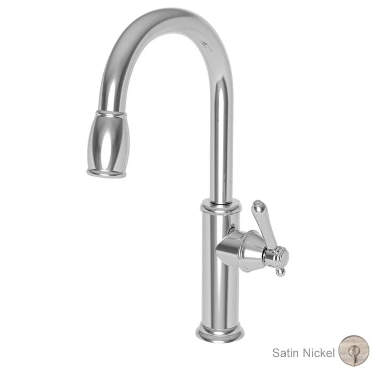 Chesterfield Single Handle Pull Down Kitchen Faucet