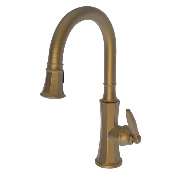 Kitchen Faucet Metropole 1 Lever ADA Satin Bronze PVD Pull Down Spout Height 9-1/16 Inch 1.8 Gallons per Minute