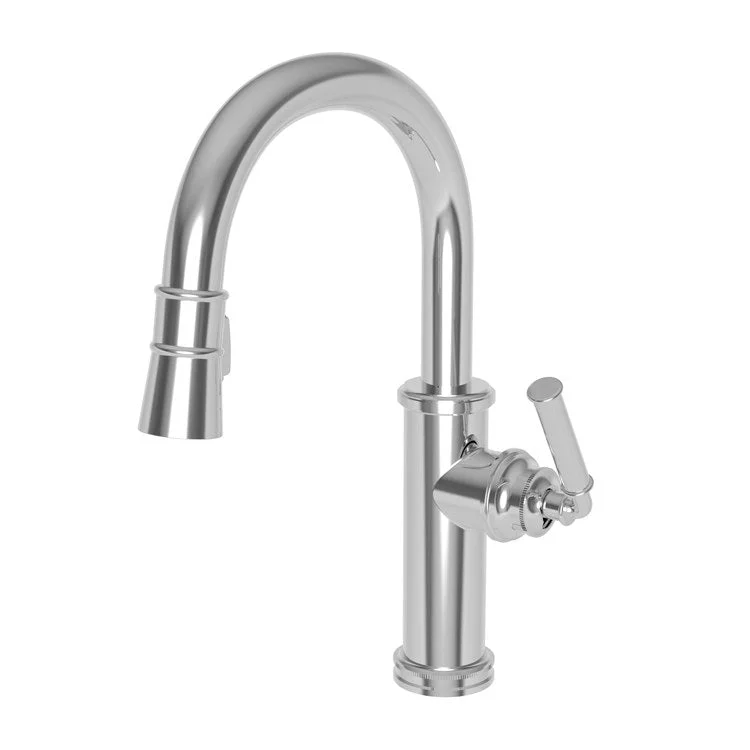 Bar Faucet Taft 1 Lever ADA Flat Black Pull Down Swivel Brass Spout Height 8-1/6 Inch 1.8 Gallons per Minute