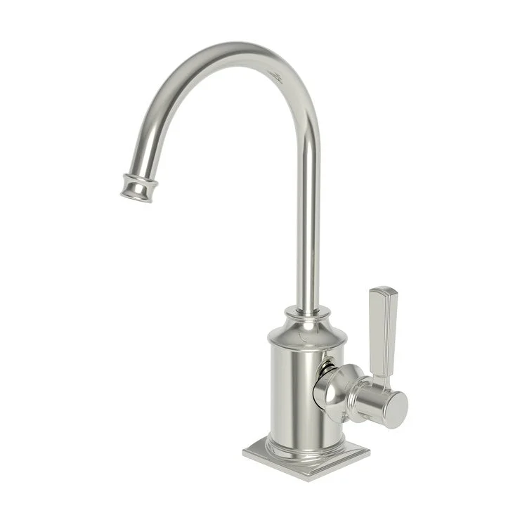 Cold Water Dispenser Adams 1 Lever ADA Gooseneck Polished Nickel