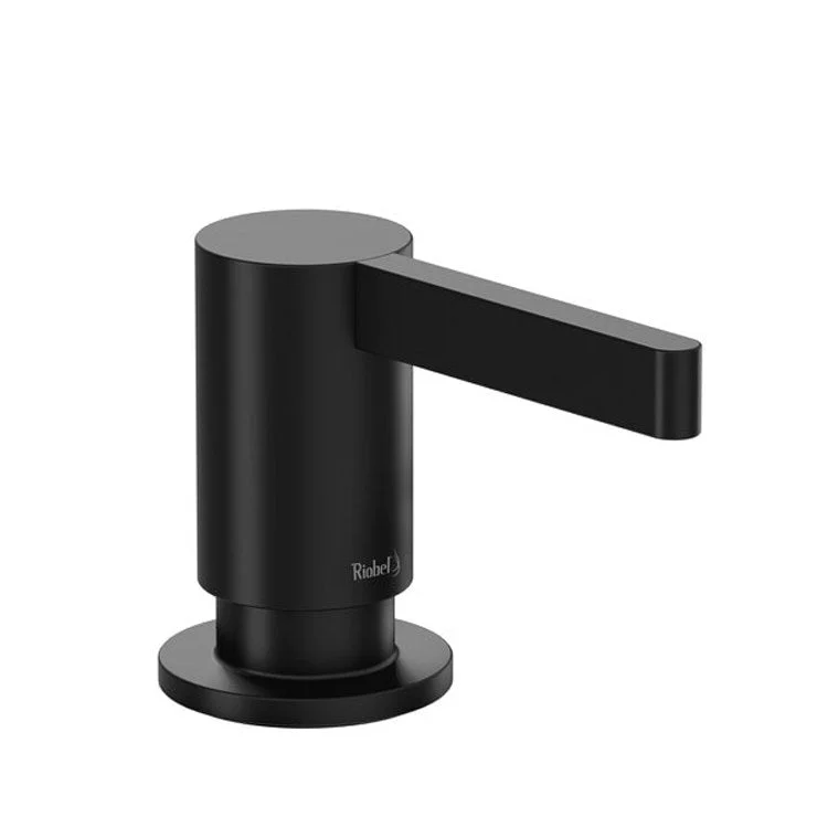 Soap Dispenser Black Deck Mount Brass 13.5 Ounce