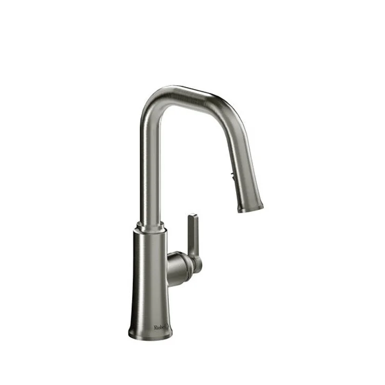 Kitchen Faucet Trattoria 1 Lever Stainless Steel 1.5 Gallons per Minute U-Spout