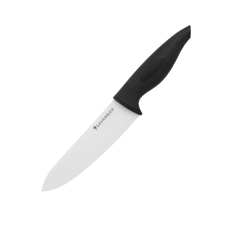 Savannah Ceramic Chefs Knife 17cm with Sheath