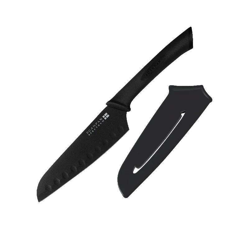 Scanpan Spectrum Soft Touch Santoku Knife 14cm in Black