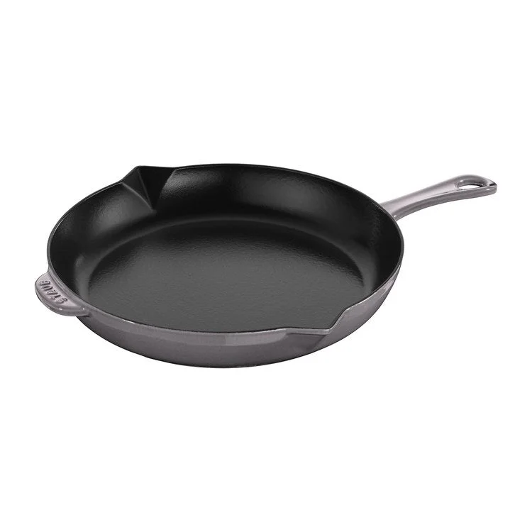 12" Cast Iron Fry Pan - Graphite Gray