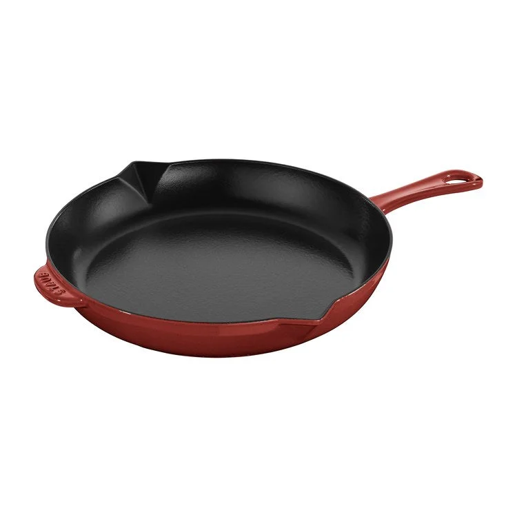 12" Cast Iron Fry Pan - Cherry