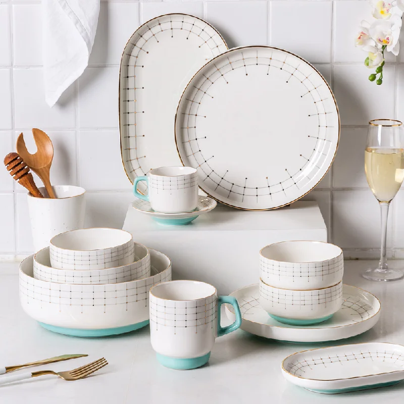 Tiffany Blue Ceramic Dinnerware