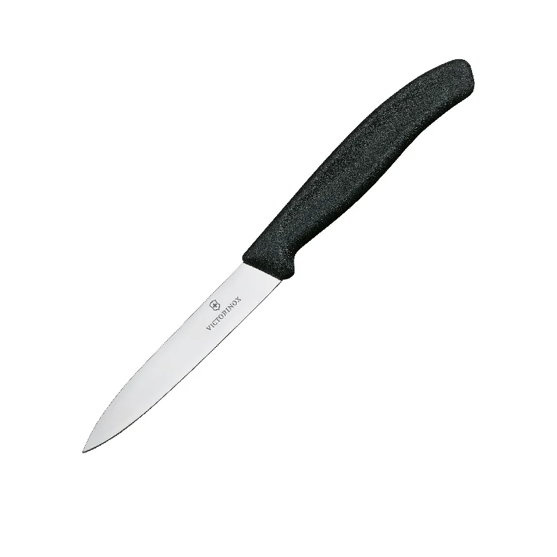 Victorinox Paring Knife Pointed Blade 10cm in Black