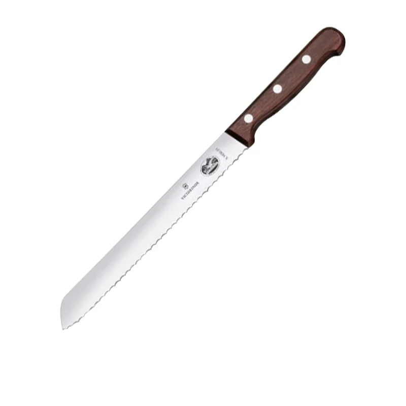 Victorinox Serrated Bread Knife 21cm Rosewood