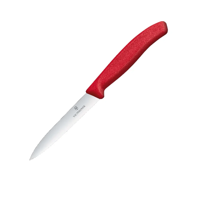 Victorinox Serrated Vegetable Knife Red 10cm