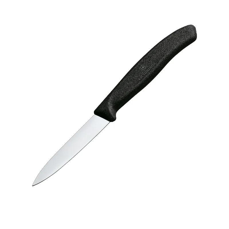 Victorinox Swiss Classic Pointed Tip Straight Paring Knife 8cm in Black