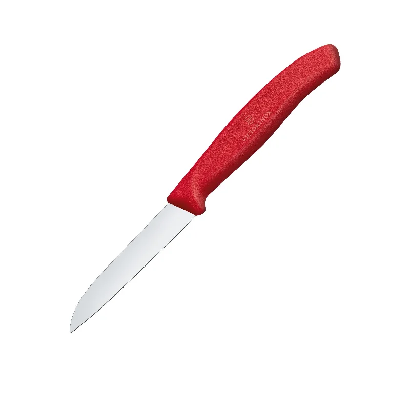 Victorinox Swiss Classic Straight Paring Knife 8cm in Red