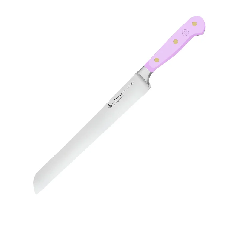 Wusthof Classic Double Serrated Bread Knife 23cm Purple Yam