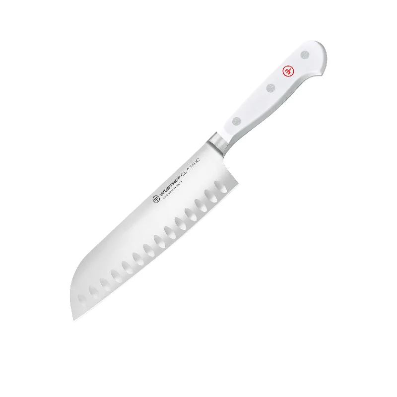 Wusthof Classic in White Santoku Knife 17cm