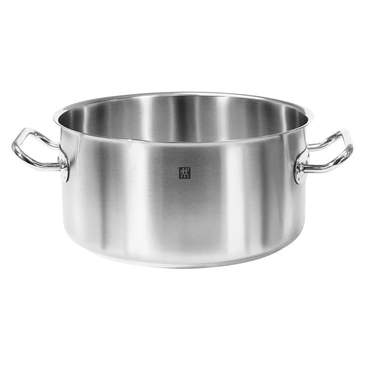 Commercial 7-Quart Stainless Steel Sauce Pot without a Lid