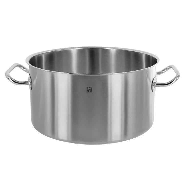 Commercial 12-Quart Stainless Steel Sauce Pot without a Lid