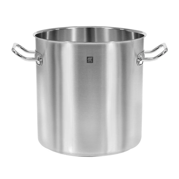 Commercial 12-Quart Stainless Steel Stock Pot without a Lid