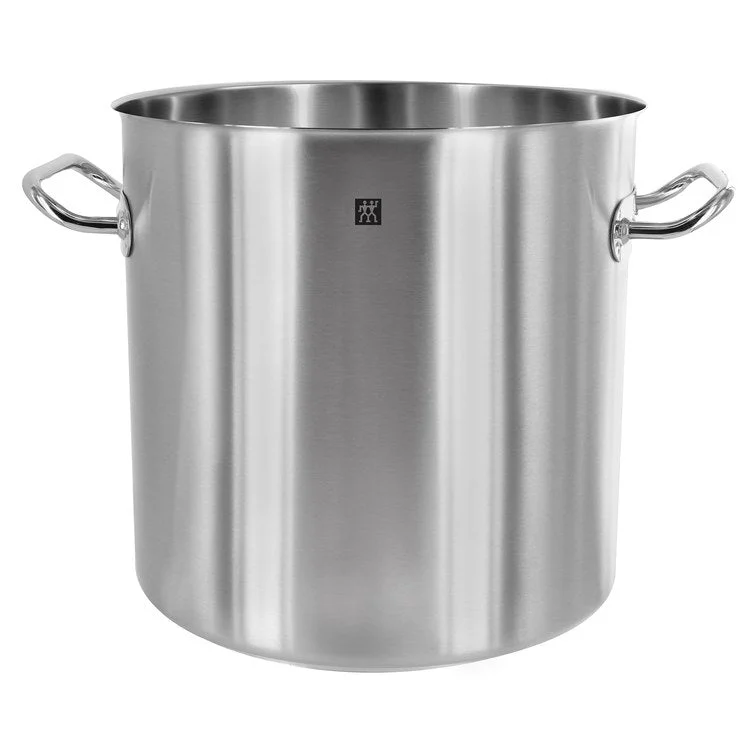 Commercial 18-Quart Stainless Steel Stock Pot without a Lid