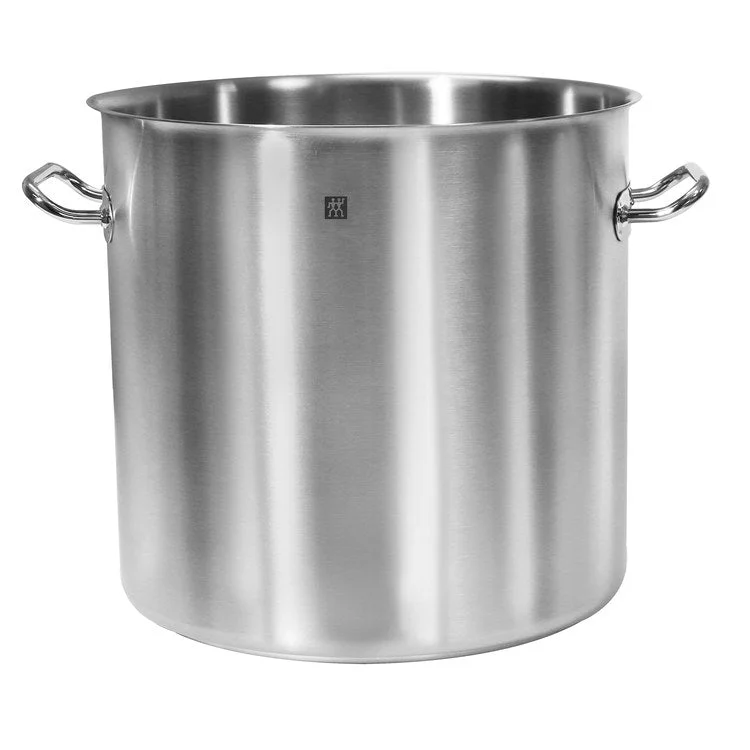 Commercial 53-Quart Stainless Steel Stock Pot without a Lid