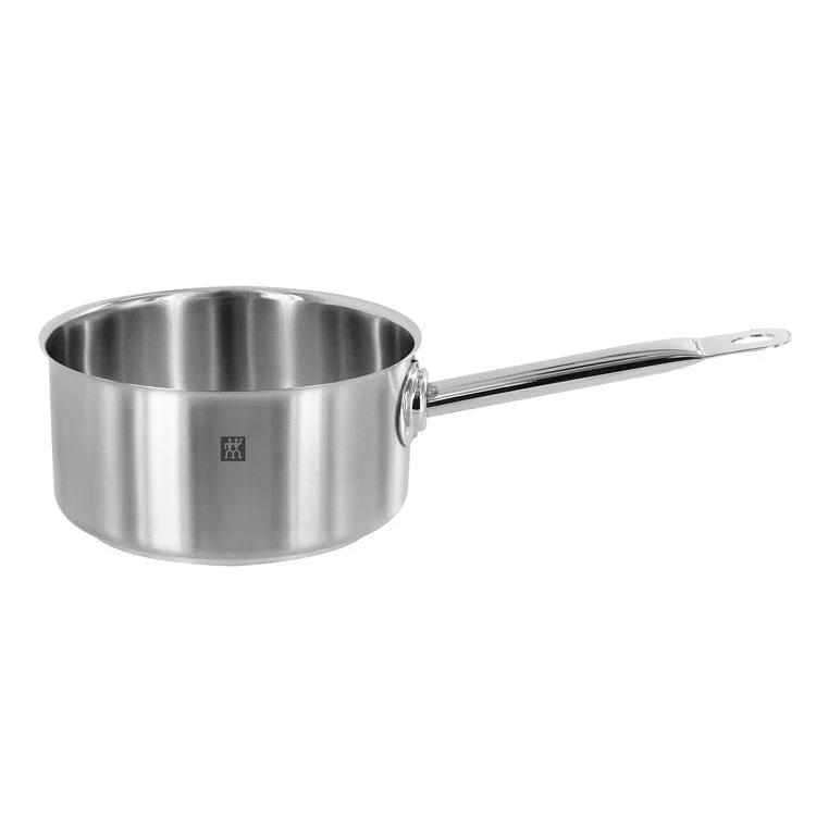 Commercial 2.3-Quart Stainless Steel Saucepan without a Lid