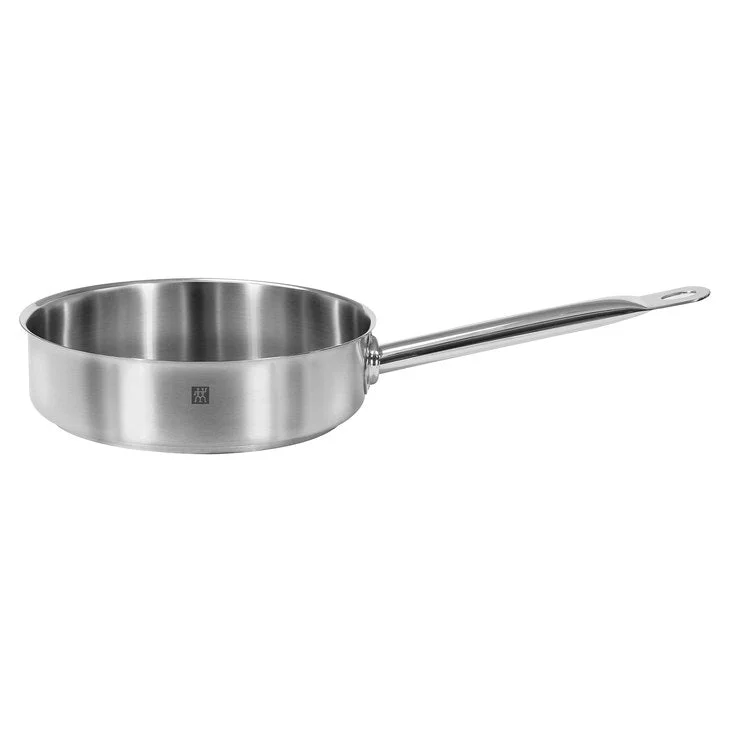 Commercial 3-Quart Stainless Steel Saute Pan without the Lid