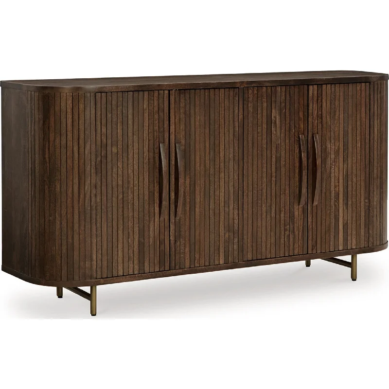 Amickly Accent Cabinet - Dark Brown