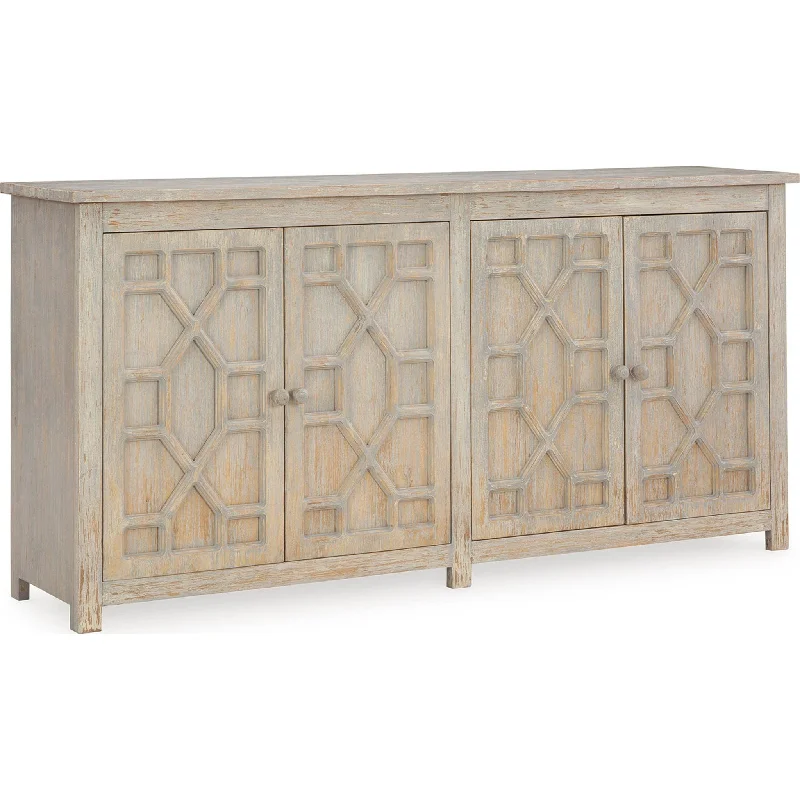 Caitrich Accent Cabinet - Distressed Blue