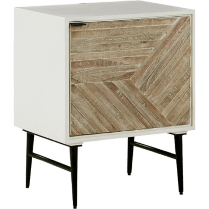 Dorvale Accent Cabinet - White/Brown