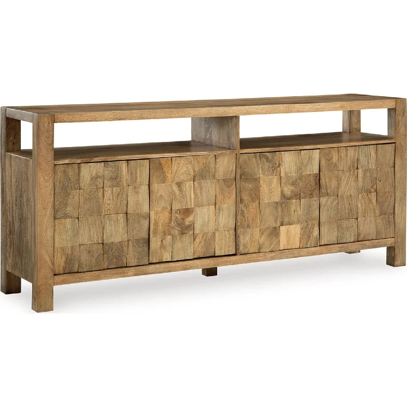 Hudwick Accent Cabinet - Natural Brown