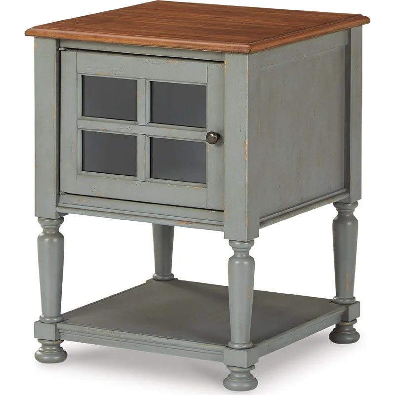 Mirimyn Accent Cabinet - Gray/Brown